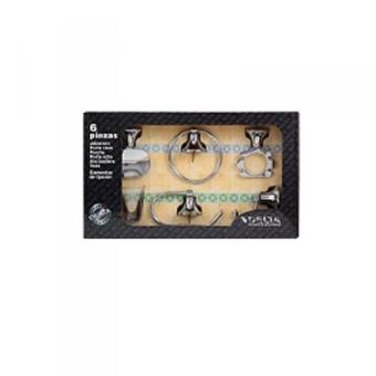Kit acc. Delta JACKIE 6 piezas cromado
